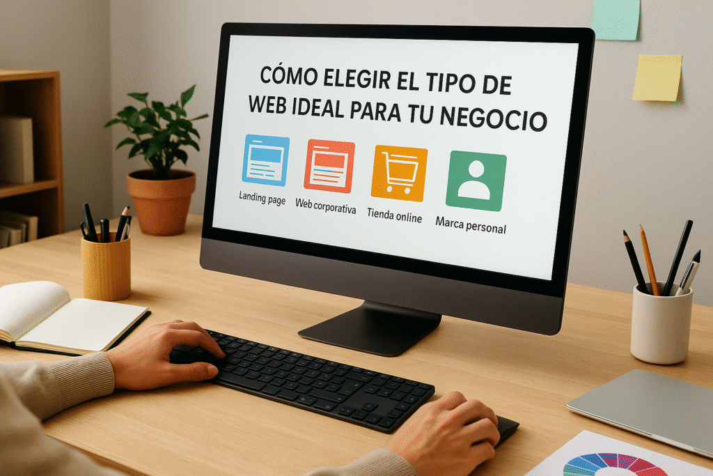 Cómo elegir el tipo de web ideal para tu negocio