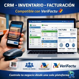 Facturación Verifactu, Escaneo e Inventario - Licencia 1 año