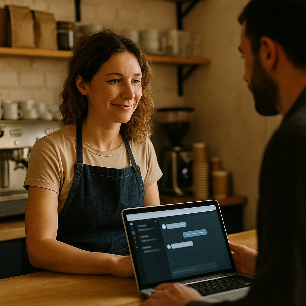 Cómo implantar un chatbot de IA para atención al cliente y ventas en negocios locales y autónomos