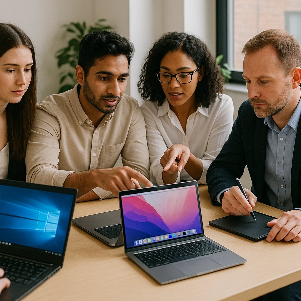 Cómo elegir el sistema operativo para los equipos de trabajo: Windows, macOS o Linux — guía práctica para responsables no técnicos