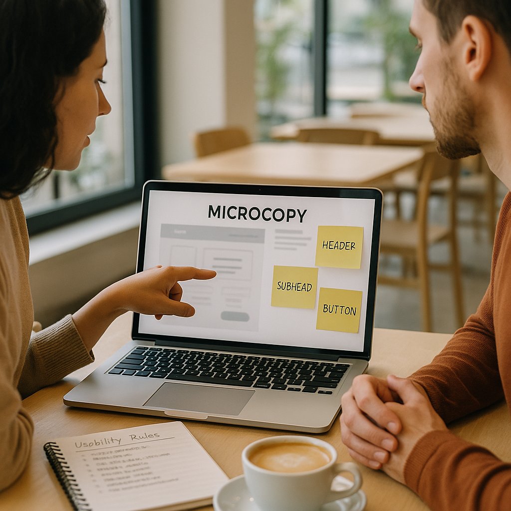 Microcopy: cómo escribir los textos breves que realmente convierten en tu web